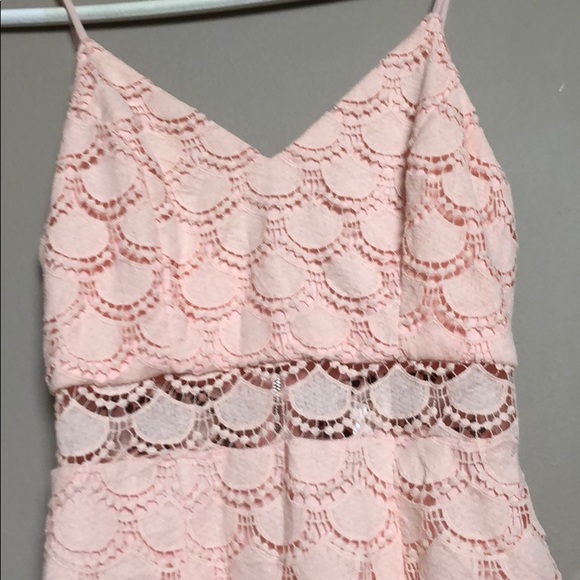 Aqua Lace Mini Bodycon Dress - Picture 4 of 8